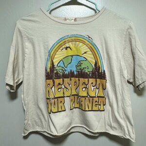 Respect Your Planet Crop Top